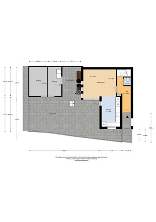 Floorplan - De Kuinder 24, 3448 DR Woerden